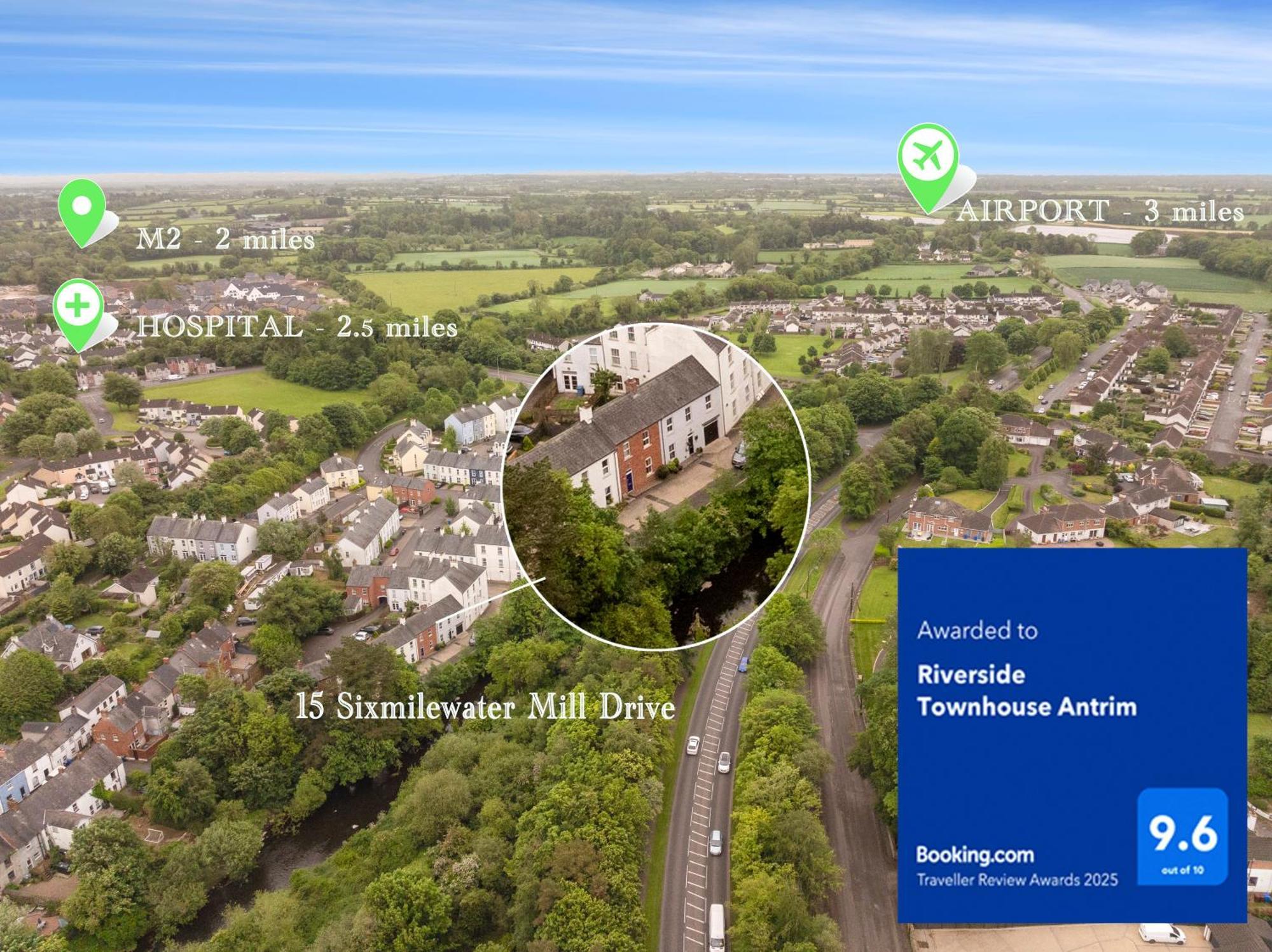 Riverside Townhouse Antrim Exteriér fotografie